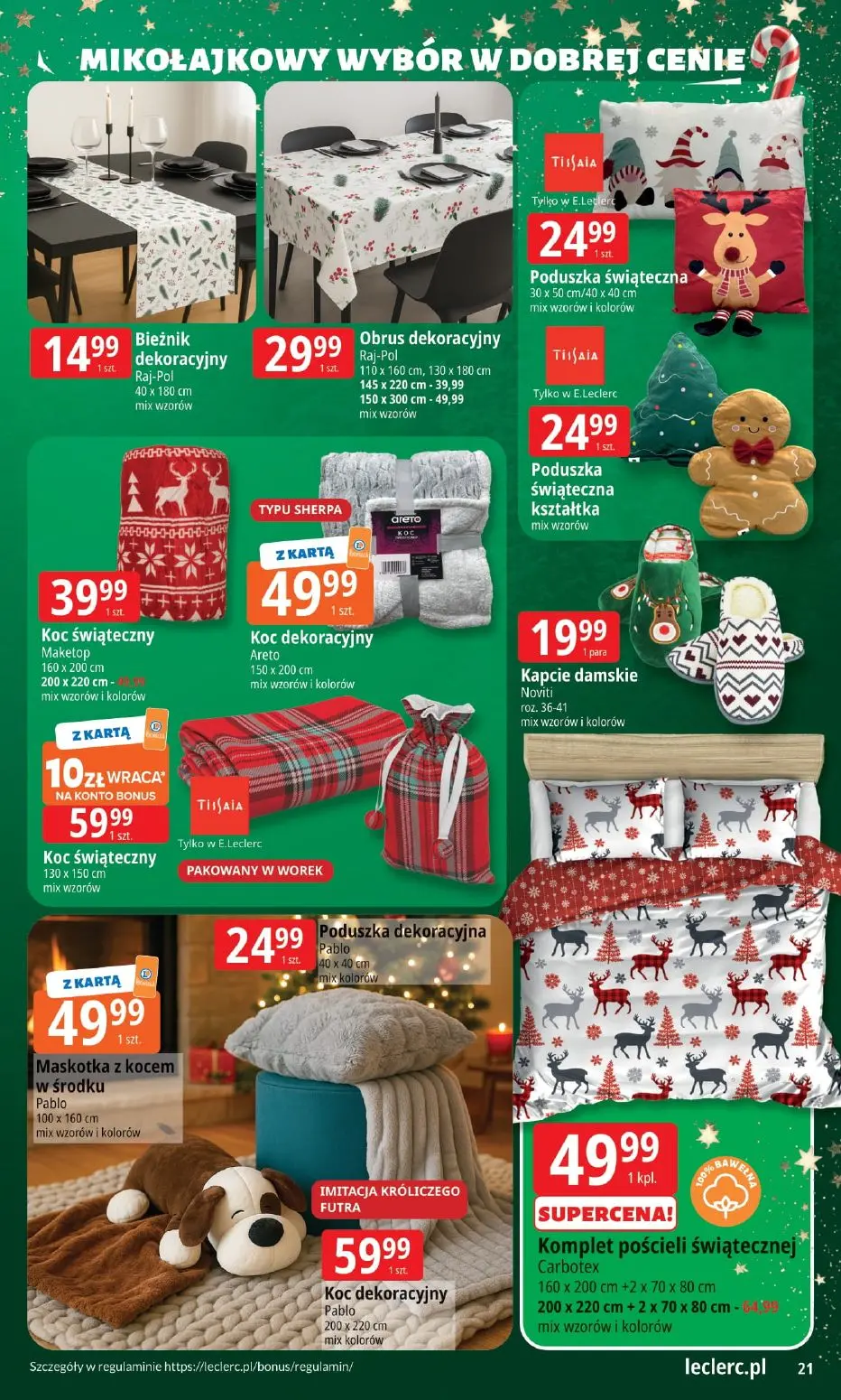 gazetka promocyjna E.Leclerc Mikołajkowy wybór w dobrej cenie - Strona 21