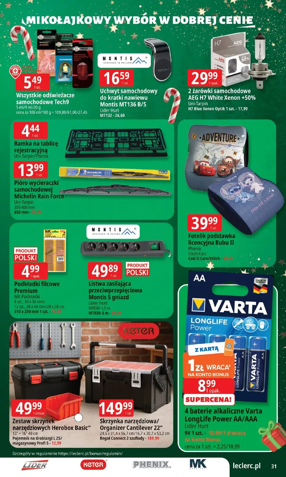 gazetka promocyjna E.Leclerc Mikołajkowy wybór w dobrej cenie - Strona 31