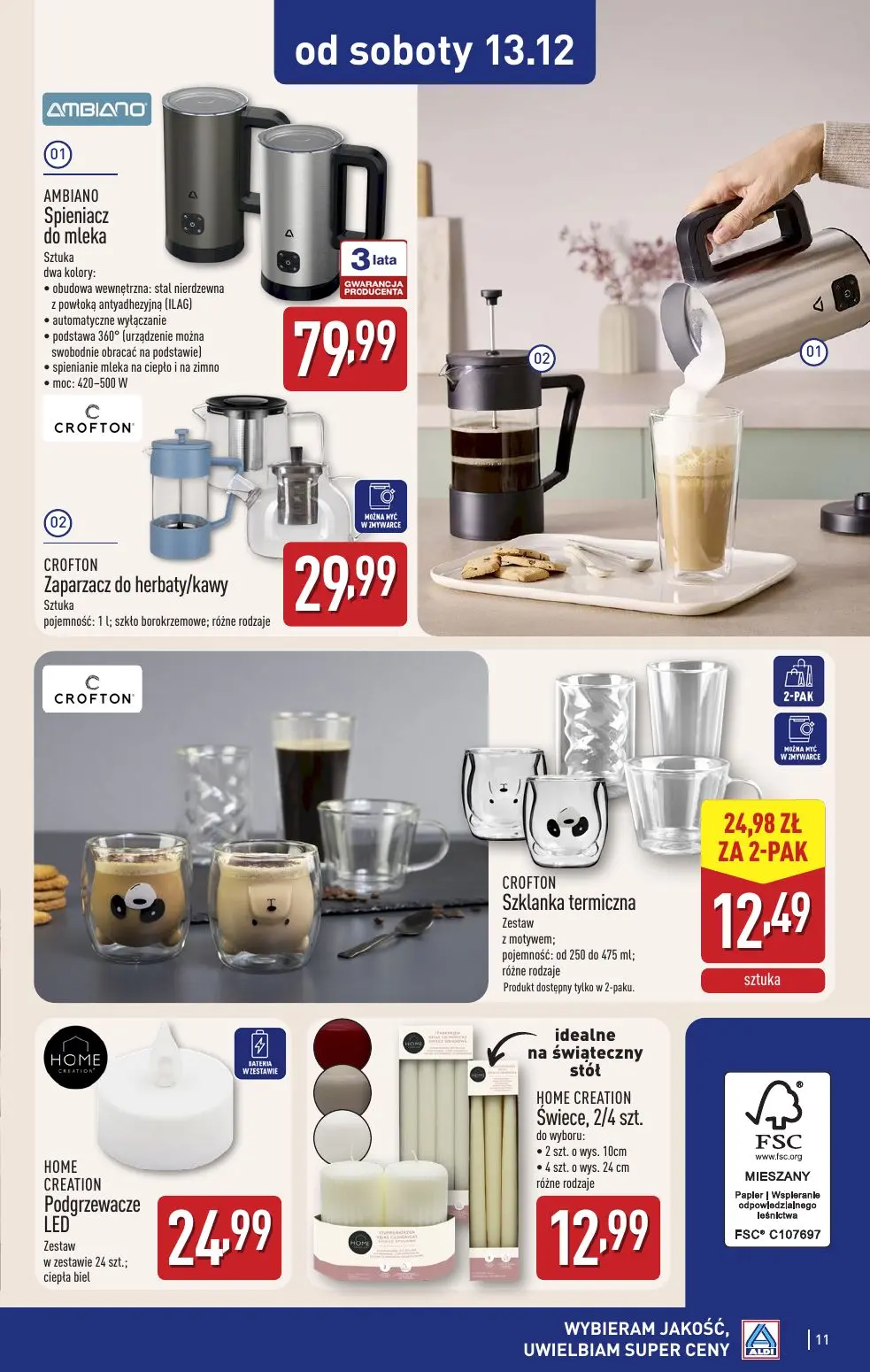 gazetka promocyjna ALDI Oferta ALDI od 10.12 - Strona 11