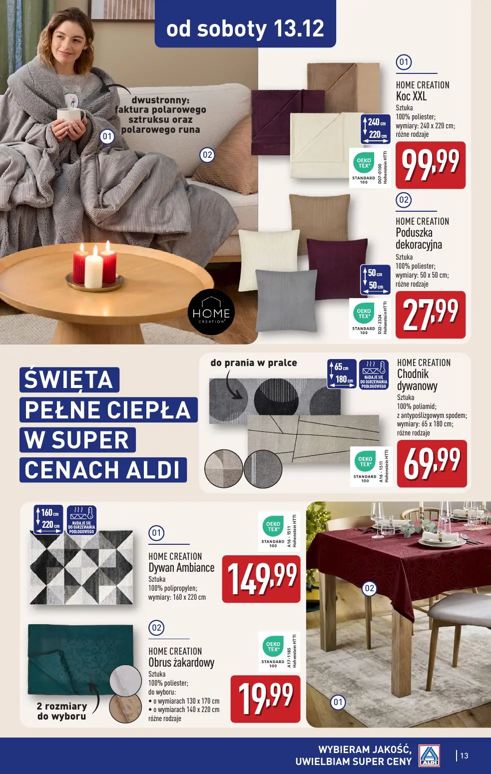 gazetka promocyjna ALDI Oferta ALDI od 10.12 - Strona 13