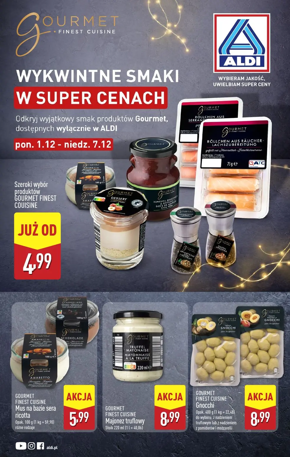 gazetka promocyjna ALDI Wyrafinowane smaki Gourmet - Strona 1