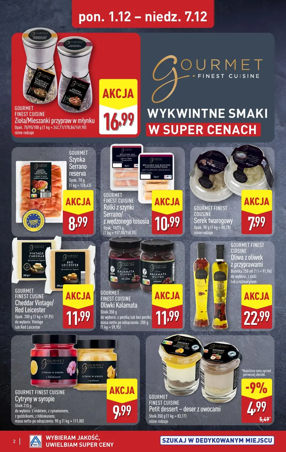 gazetka promocyjna ALDI Wyrafinowane smaki Gourmet - Strona 2