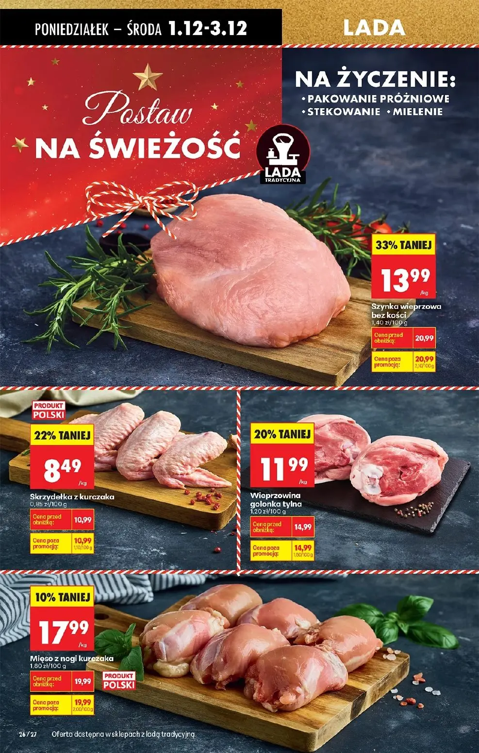 gazetka promocyjna Biedronka Od poniedziałku. Lada tradycyjna - Strona 38