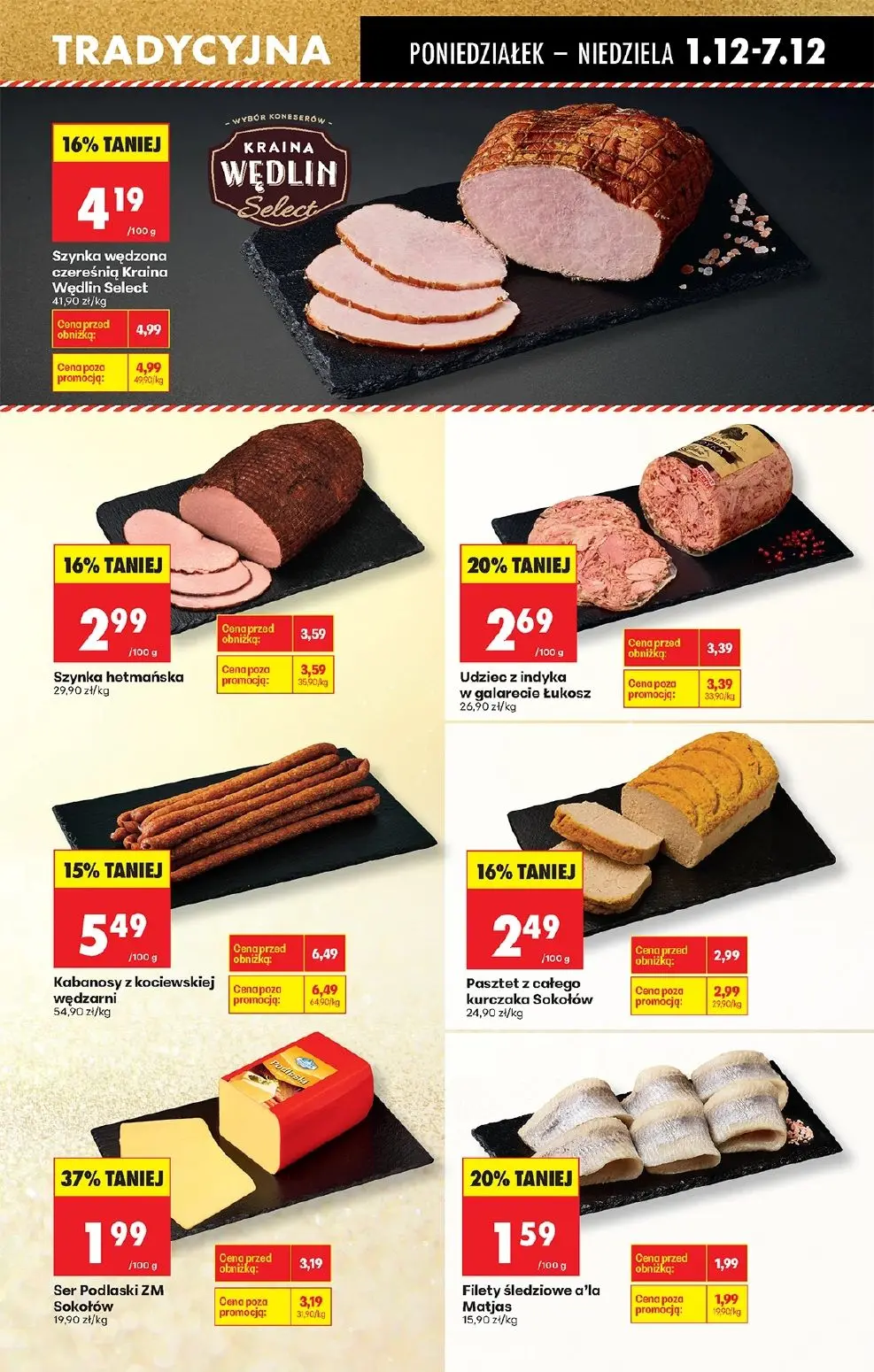 gazetka promocyjna Biedronka Od poniedziałku. Lada tradycyjna - Strona 39