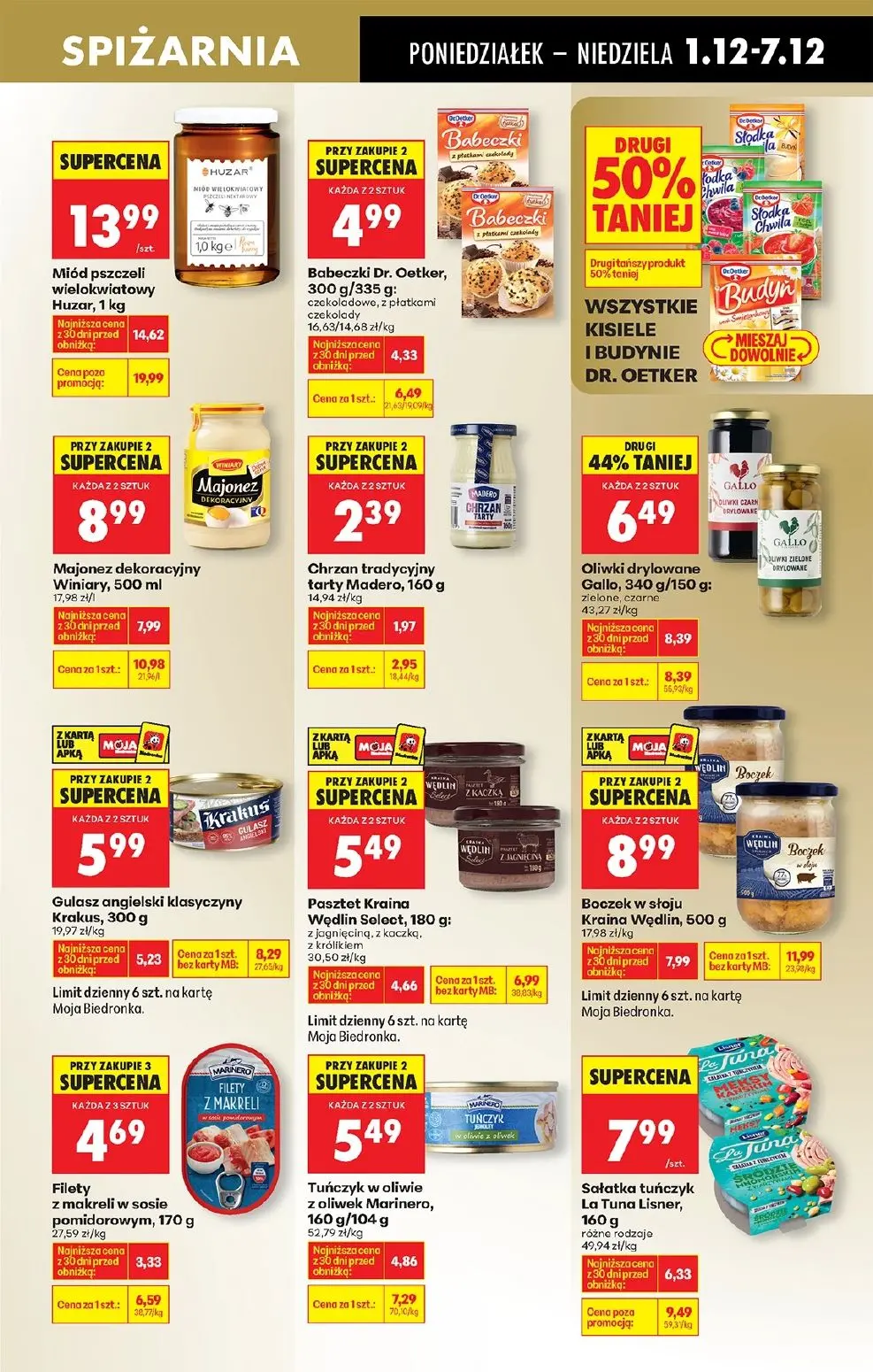 gazetka promocyjna Biedronka Od poniedziałku. Lada tradycyjna - Strona 57