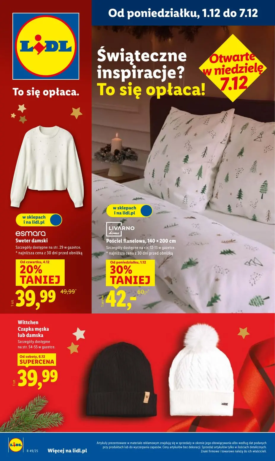 gazetka promocyjna LIDL Od poniedziałku - Strona 1