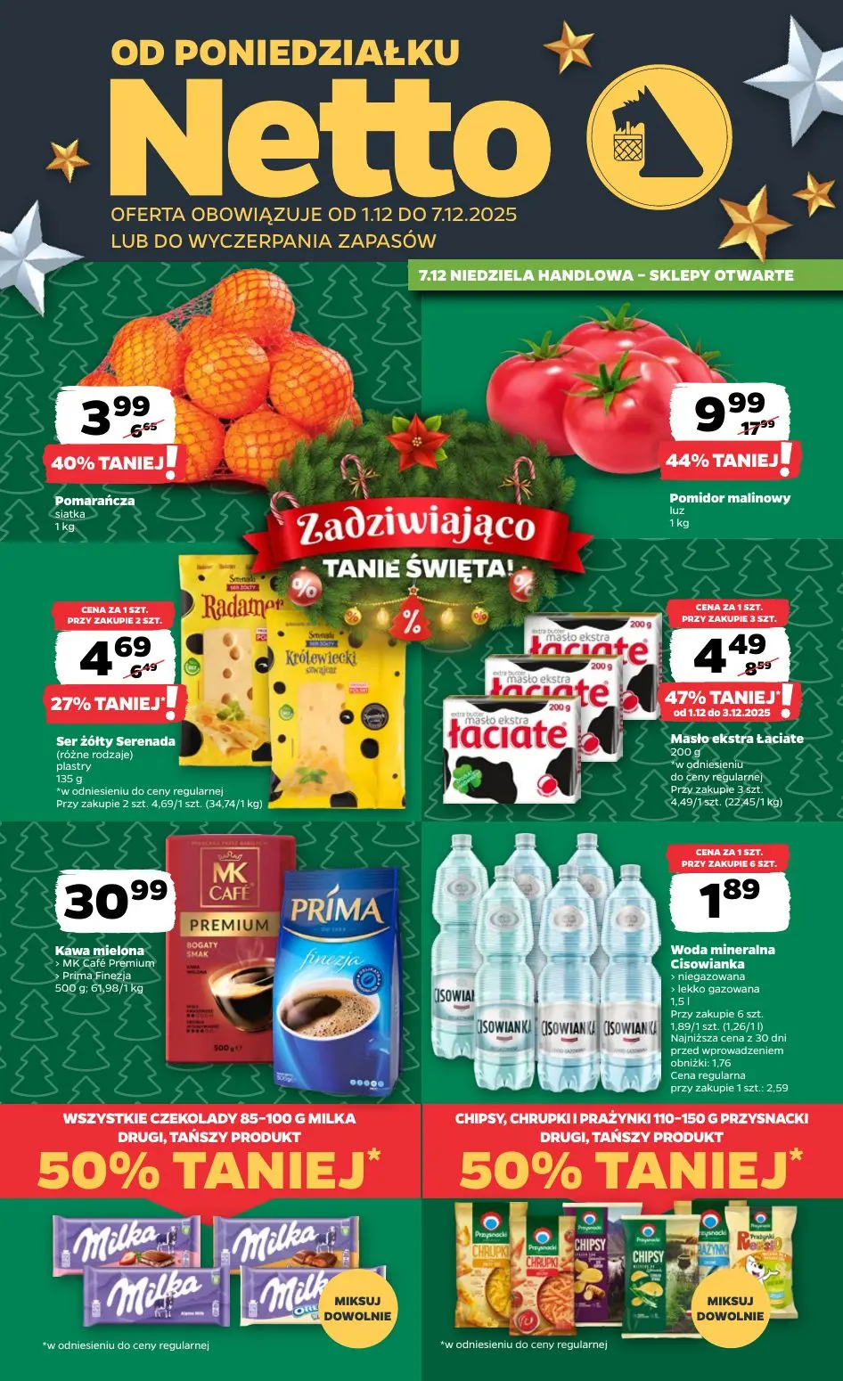 gazetka promocyjna NETTO Zadziwiająco tanie Święta 🎄 - Strona 1