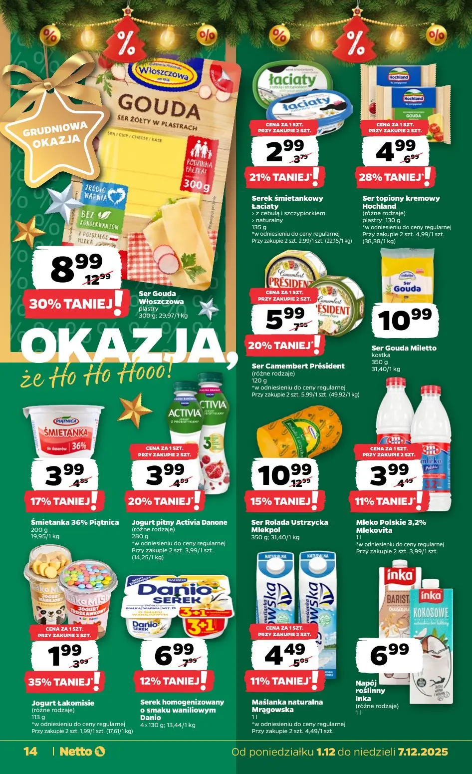 gazetka promocyjna NETTO Zadziwiająco tanie Święta 🎄 - Strona 14