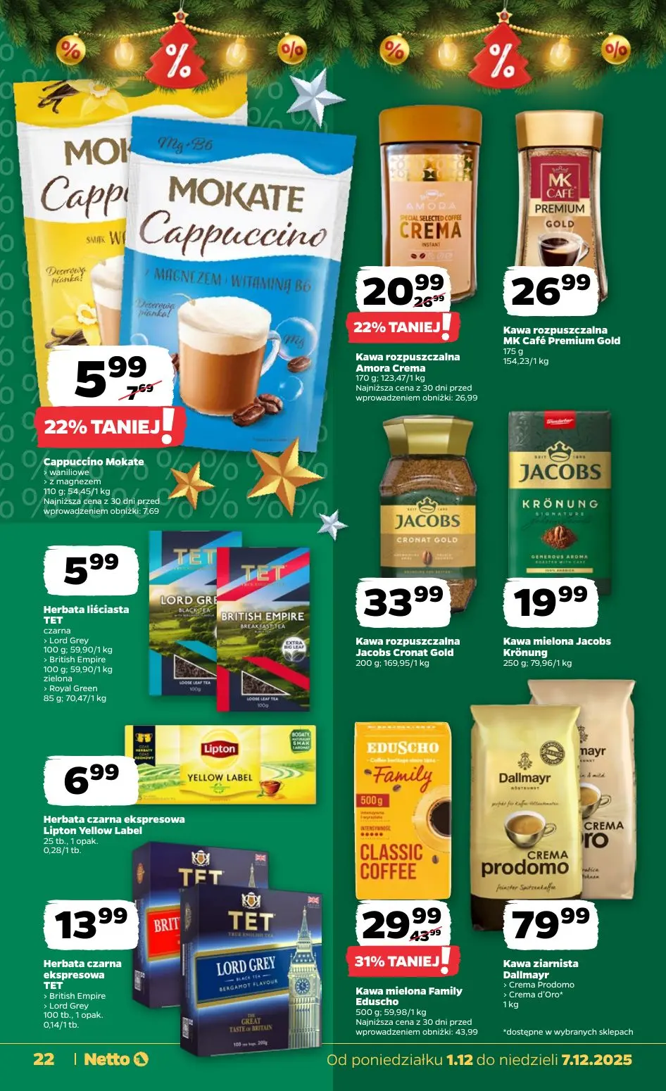 gazetka promocyjna NETTO Zadziwiająco tanie Święta 🎄 - Strona 22