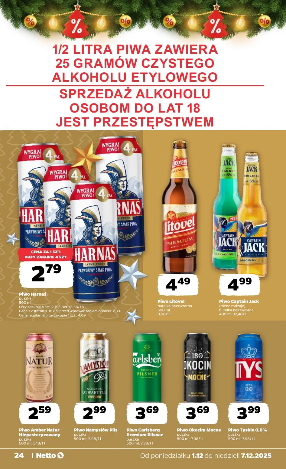 gazetka promocyjna NETTO Zadziwiająco tanie Święta 🎄 - Strona 24