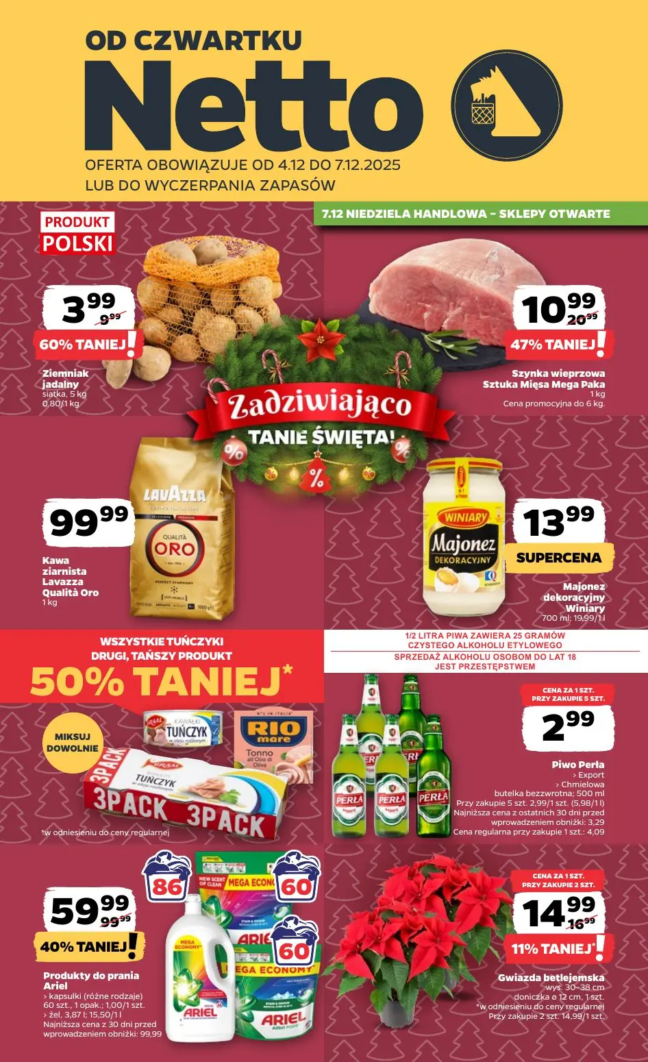 gazetka promocyjna NETTO Zadziwiająco tanie Święta - Strona 1