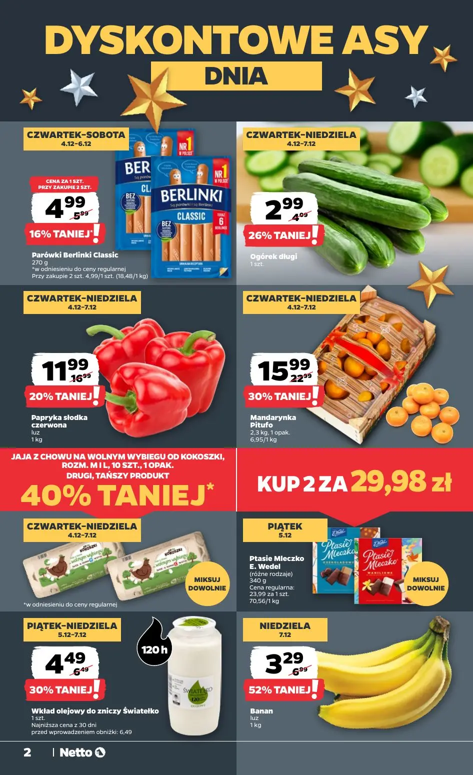 gazetka promocyjna NETTO Zadziwiająco tanie Święta - Strona 2