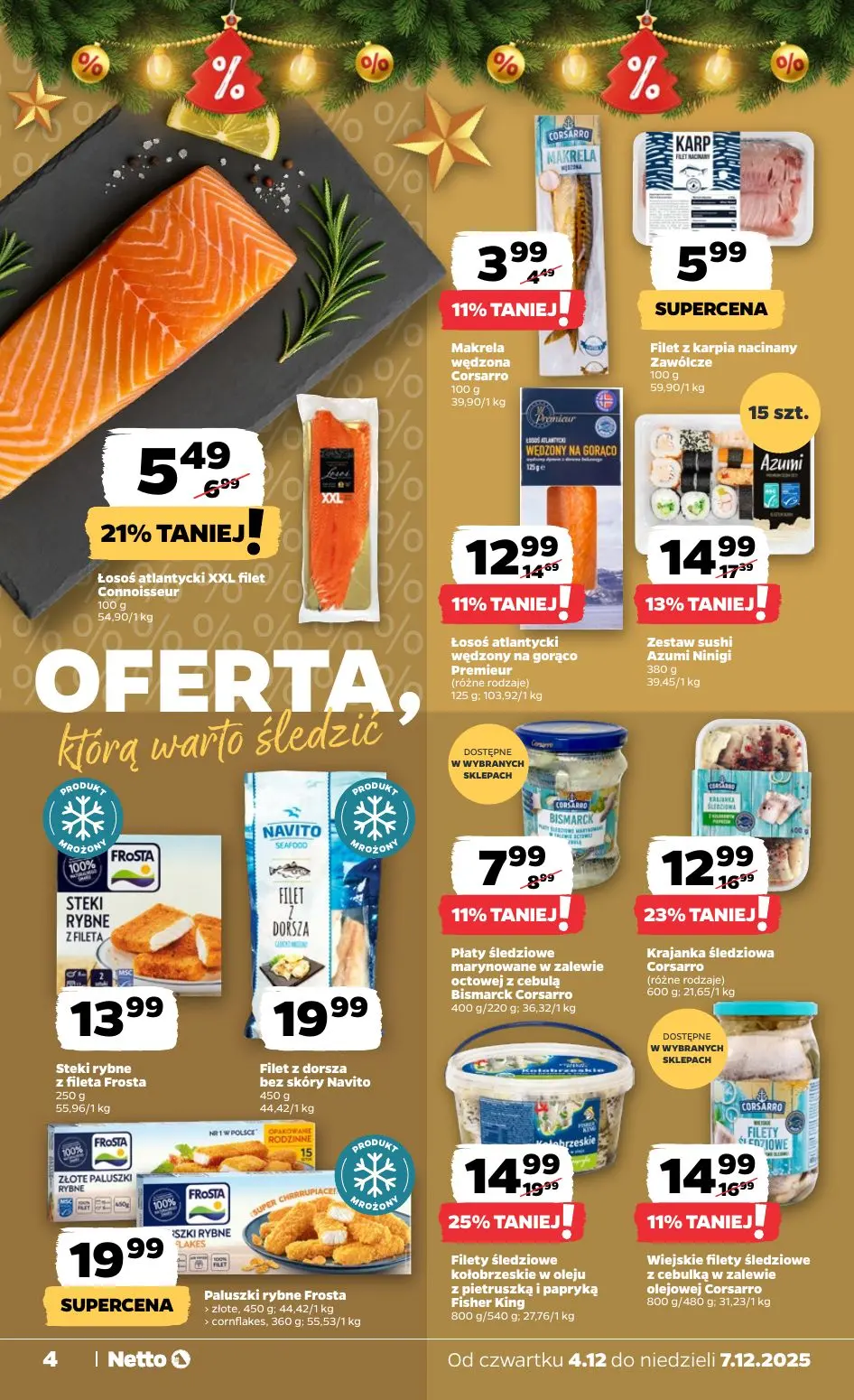 gazetka promocyjna NETTO Zadziwiająco tanie Święta - Strona 4