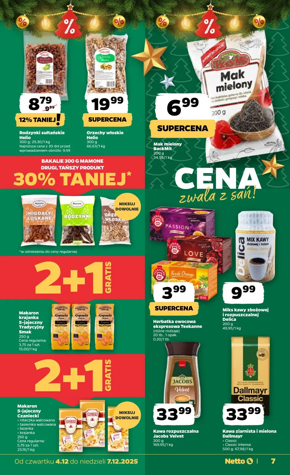 gazetka promocyjna NETTO Zadziwiająco tanie Święta - Strona 7