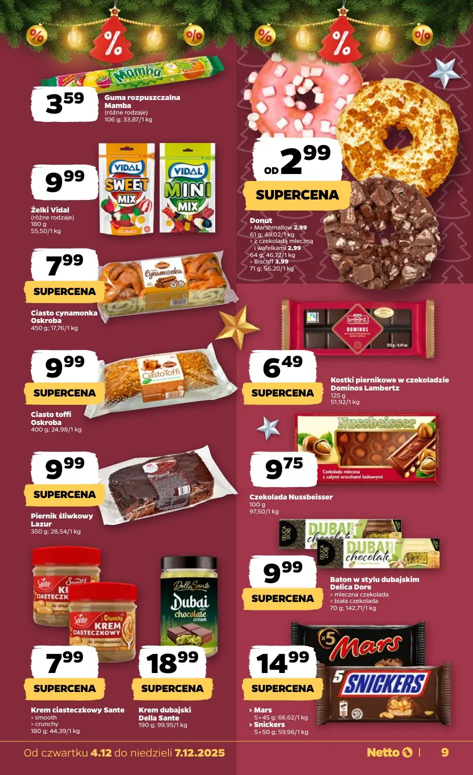 gazetka promocyjna NETTO Zadziwiająco tanie Święta - Strona 9