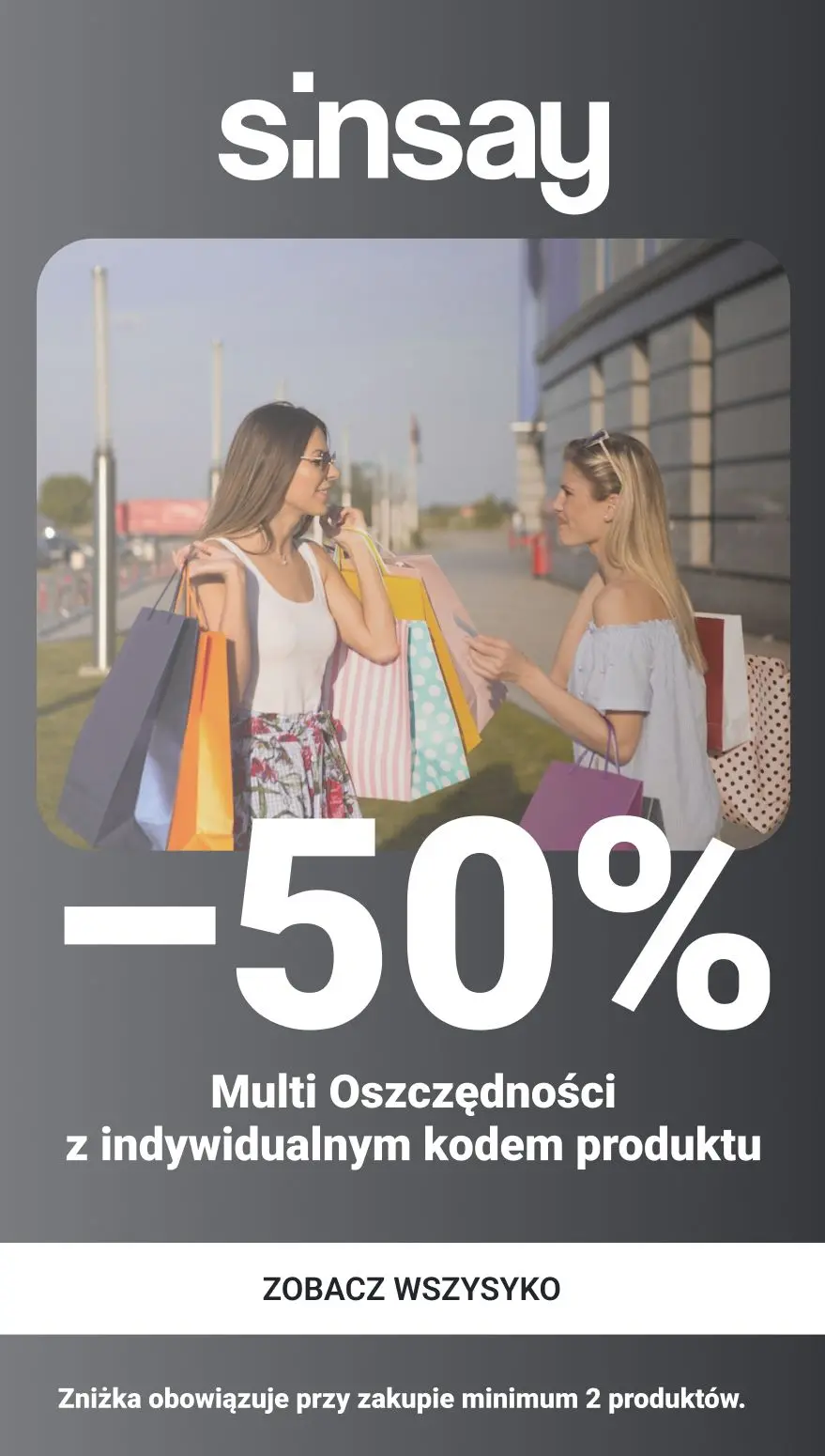 gazetka promocyjna Sinsay ⭐ MULTI OSZCZĘDNOŚCI do -50% ⭐ - Strona 1