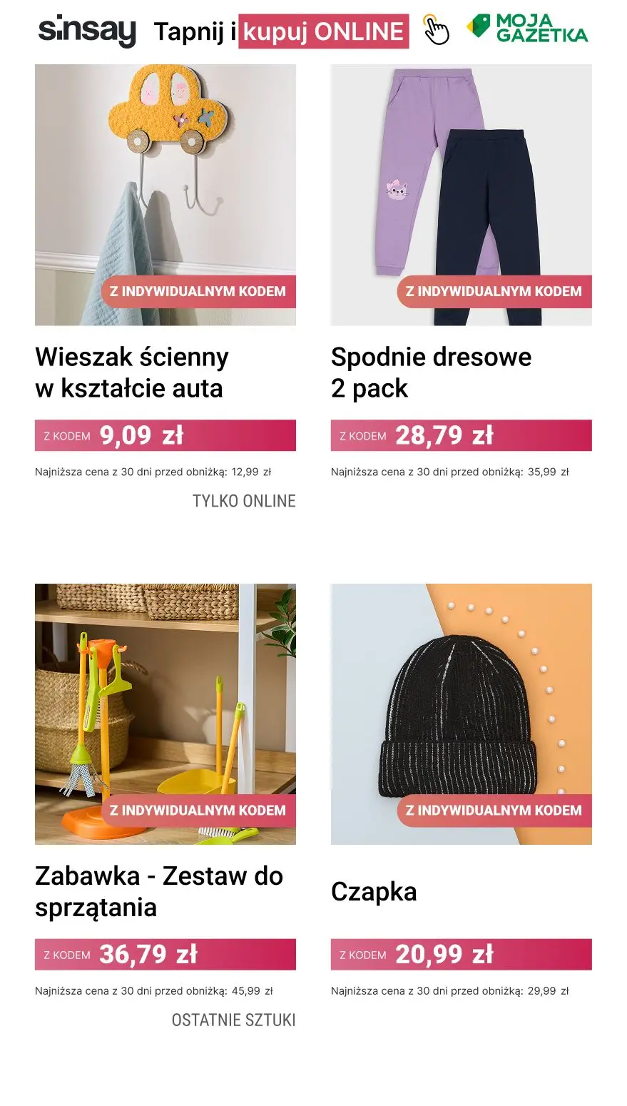 gazetka promocyjna Sinsay ⭐ MULTI OSZCZĘDNOŚCI do -50% ⭐ - Strona 2