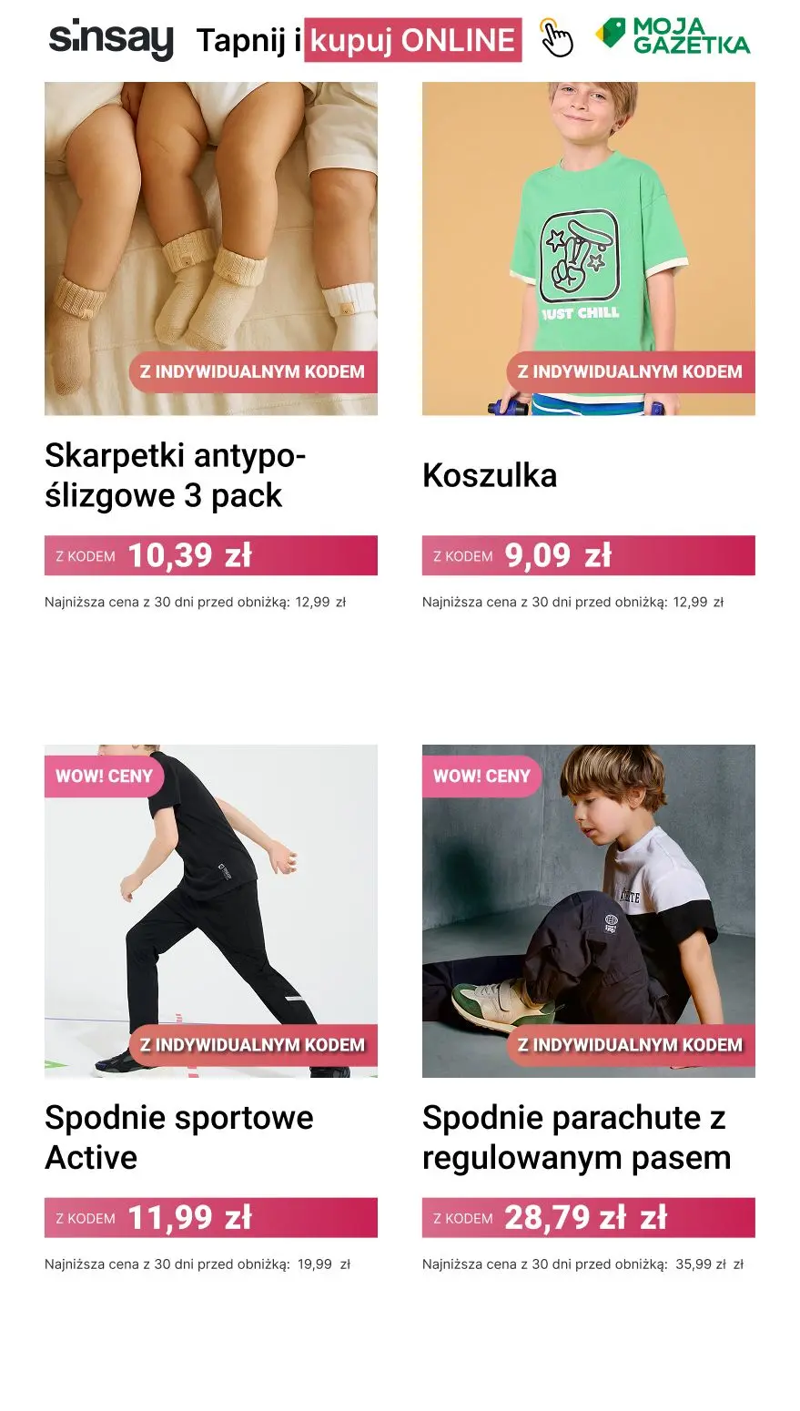 gazetka promocyjna Sinsay ⭐ MULTI OSZCZĘDNOŚCI do -50% ⭐ - Strona 4