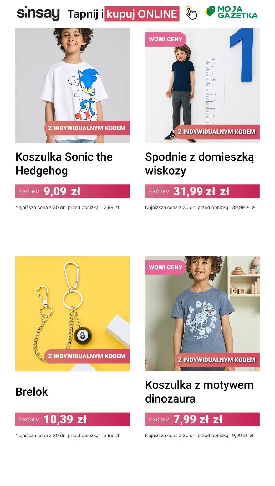 gazetka promocyjna Sinsay ⭐ MULTI OSZCZĘDNOŚCI do -50% ⭐ - Strona 6