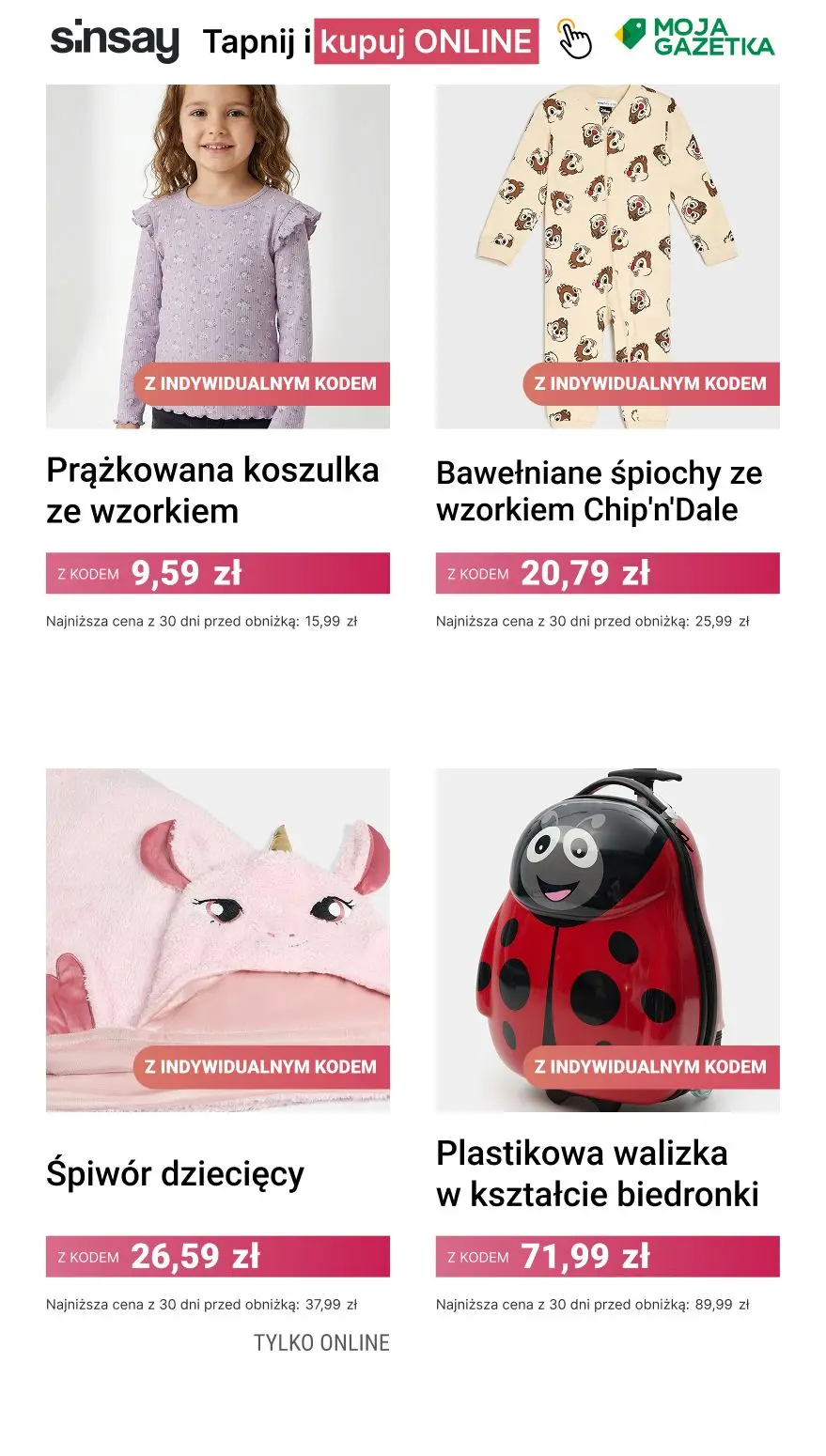gazetka promocyjna Sinsay ⭐ MULTI OSZCZĘDNOŚCI do -50% ⭐ - Strona 7
