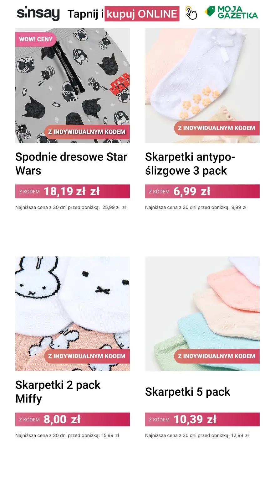 gazetka promocyjna Sinsay ⭐ MULTI OSZCZĘDNOŚCI do -50% ⭐ - Strona 9