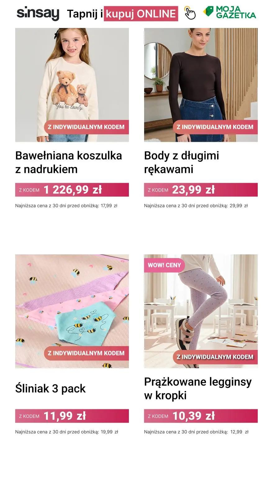 gazetka promocyjna Sinsay ⭐ MULTI OSZCZĘDNOŚCI do -50% ⭐ - Strona 11