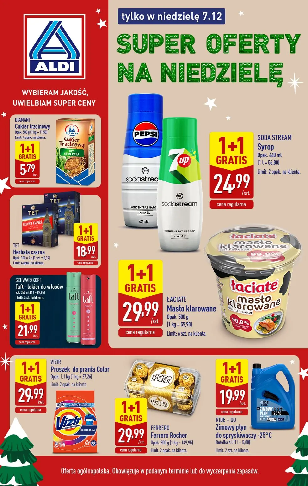 gazetka promocyjna ALDI Tylko w NIEDZIELĘ - Strona 1