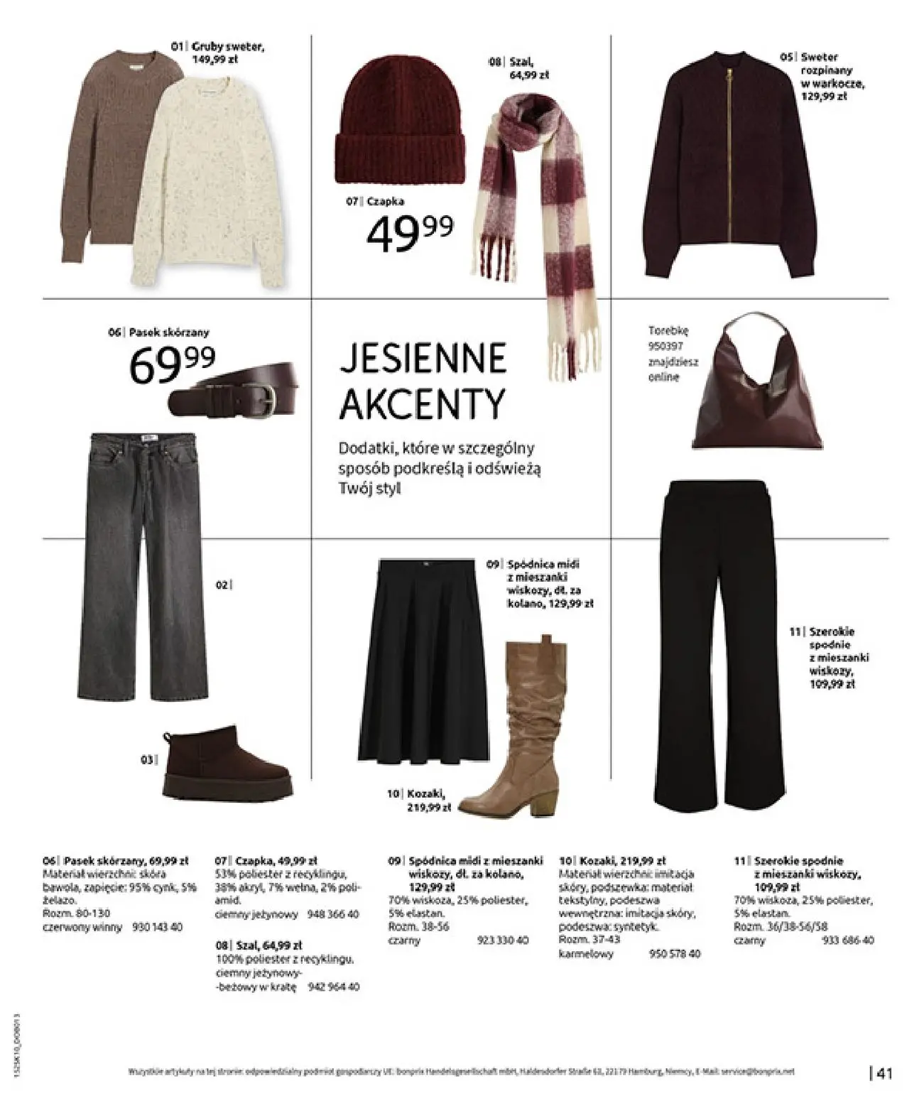 gazetka promocyjna bonprix W JESIENNYM NASTROJU - Strona 43