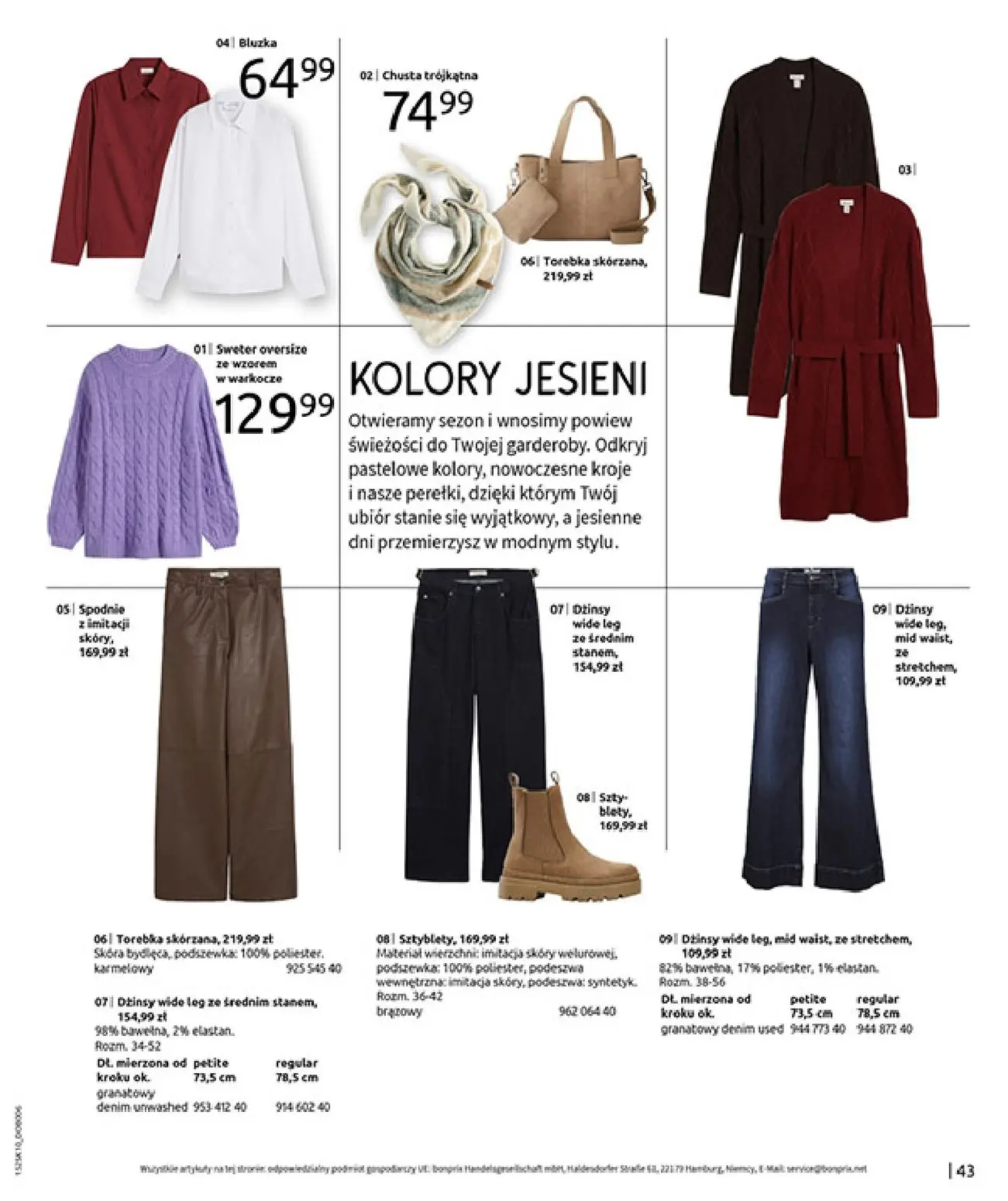 gazetka promocyjna bonprix W JESIENNYM NASTROJU - Strona 45