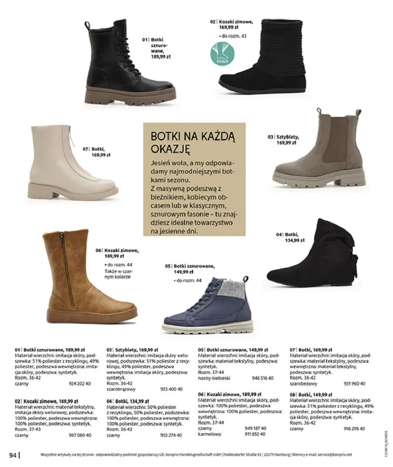 gazetka promocyjna bonprix W JESIENNYM NASTROJU - Strona 96