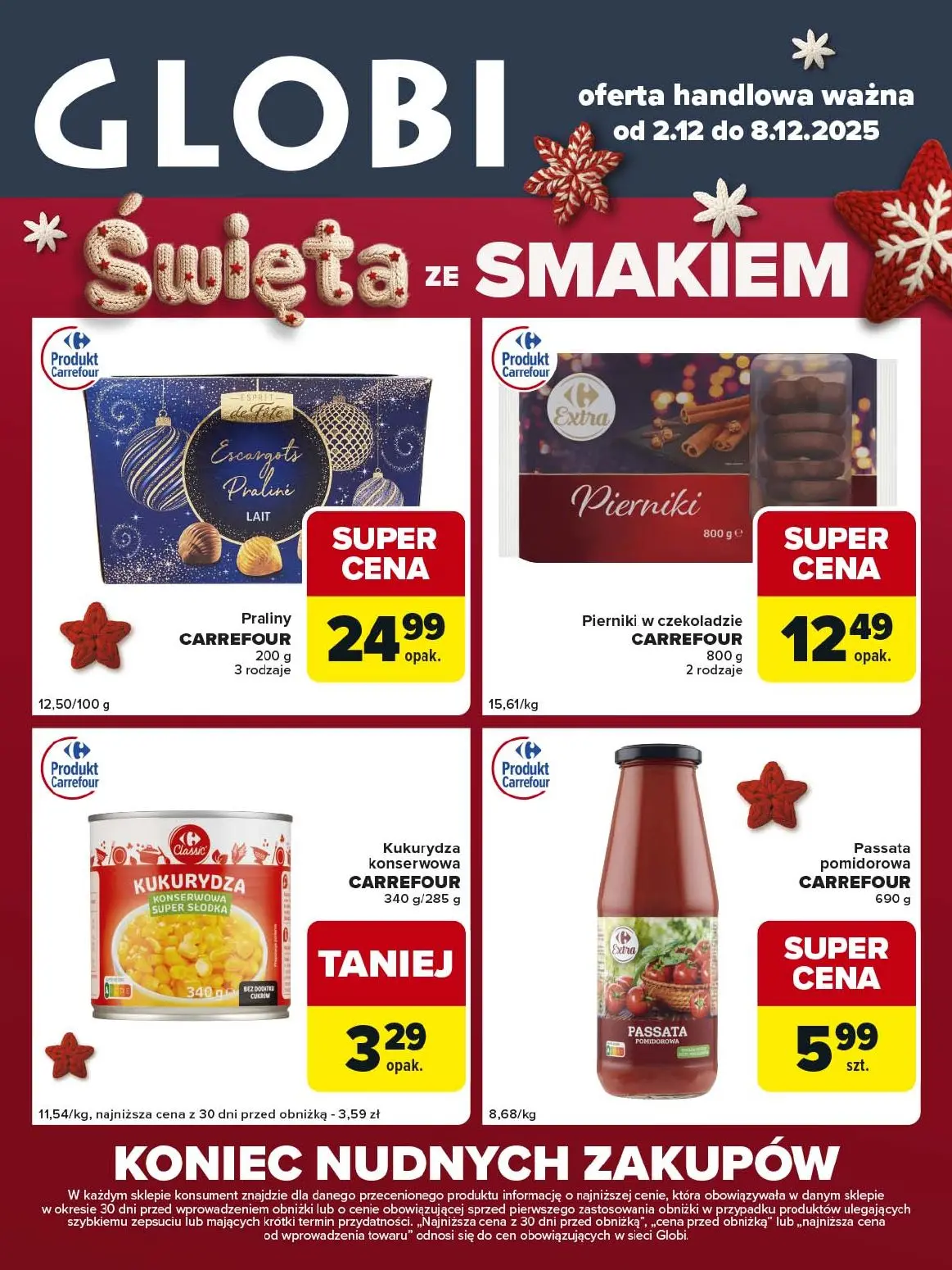 gazetka promocyjna Globi Święta ze smakiem - Strona 1