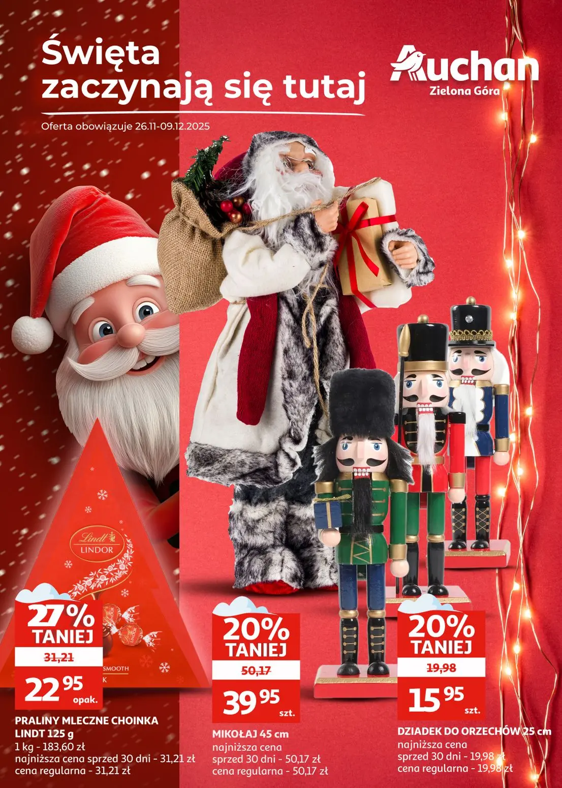 gazetka promocyjna Auchan Katalog Świąteczny - Zielona Góra - Strona 1