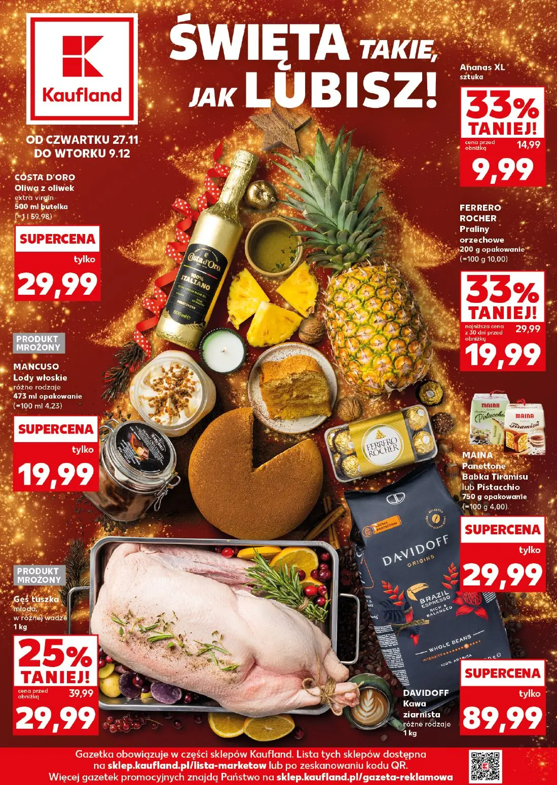 gazetka promocyjna Kaufland Święta takie, jak lubisz! - Strona 1