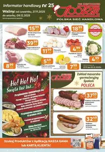 Gazetka promocyjna Społem Częstochowa, ważna od 2025-11-27 do 2025-12-09.