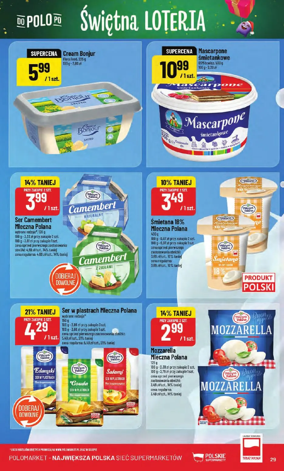 gazetka promocyjna POLOmarket Świętna loteria - Strona 29