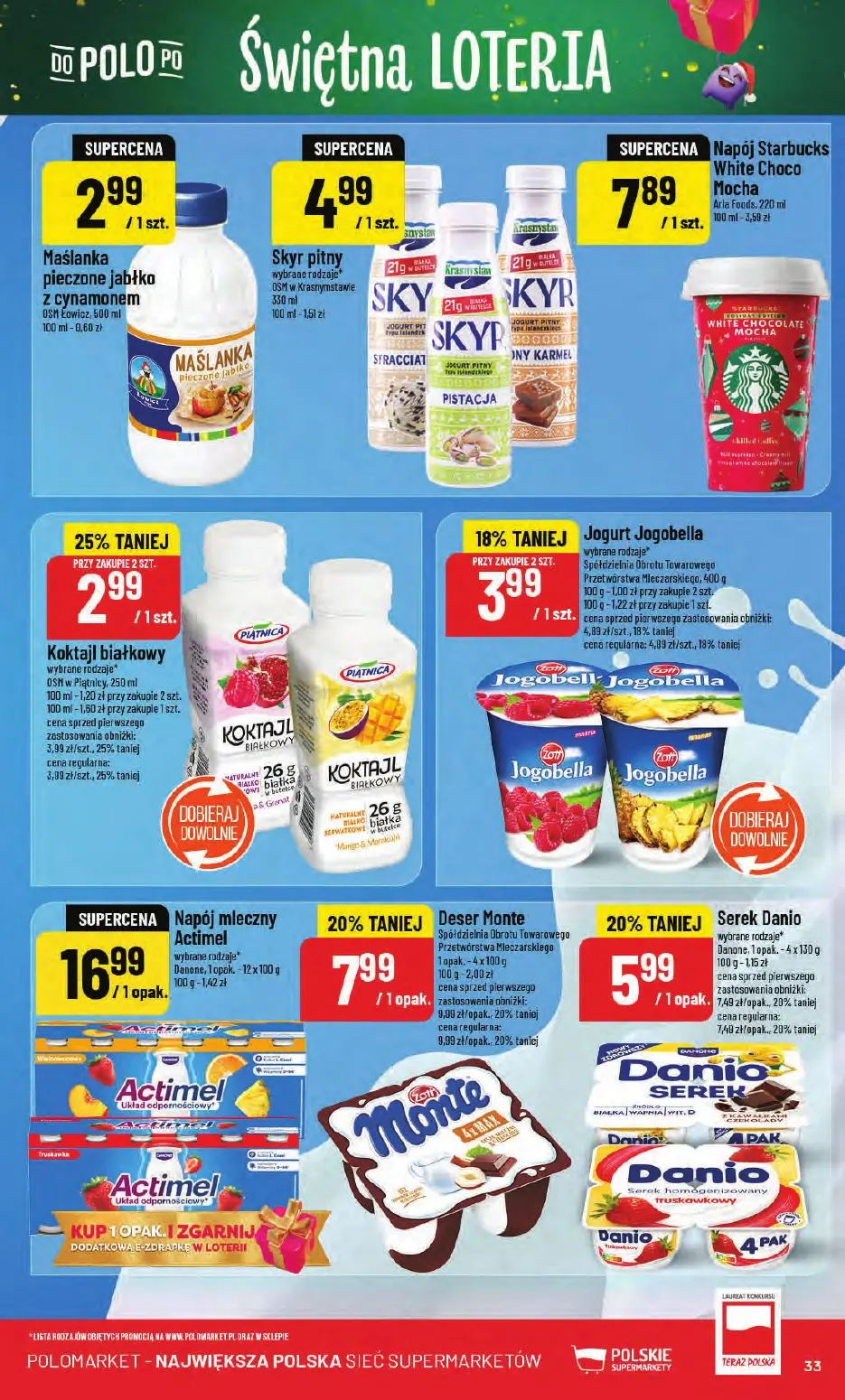 gazetka promocyjna POLOmarket Świętna loteria - Strona 33