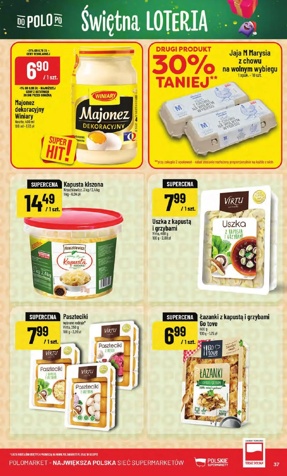 gazetka promocyjna POLOmarket Świętna loteria - Strona 37