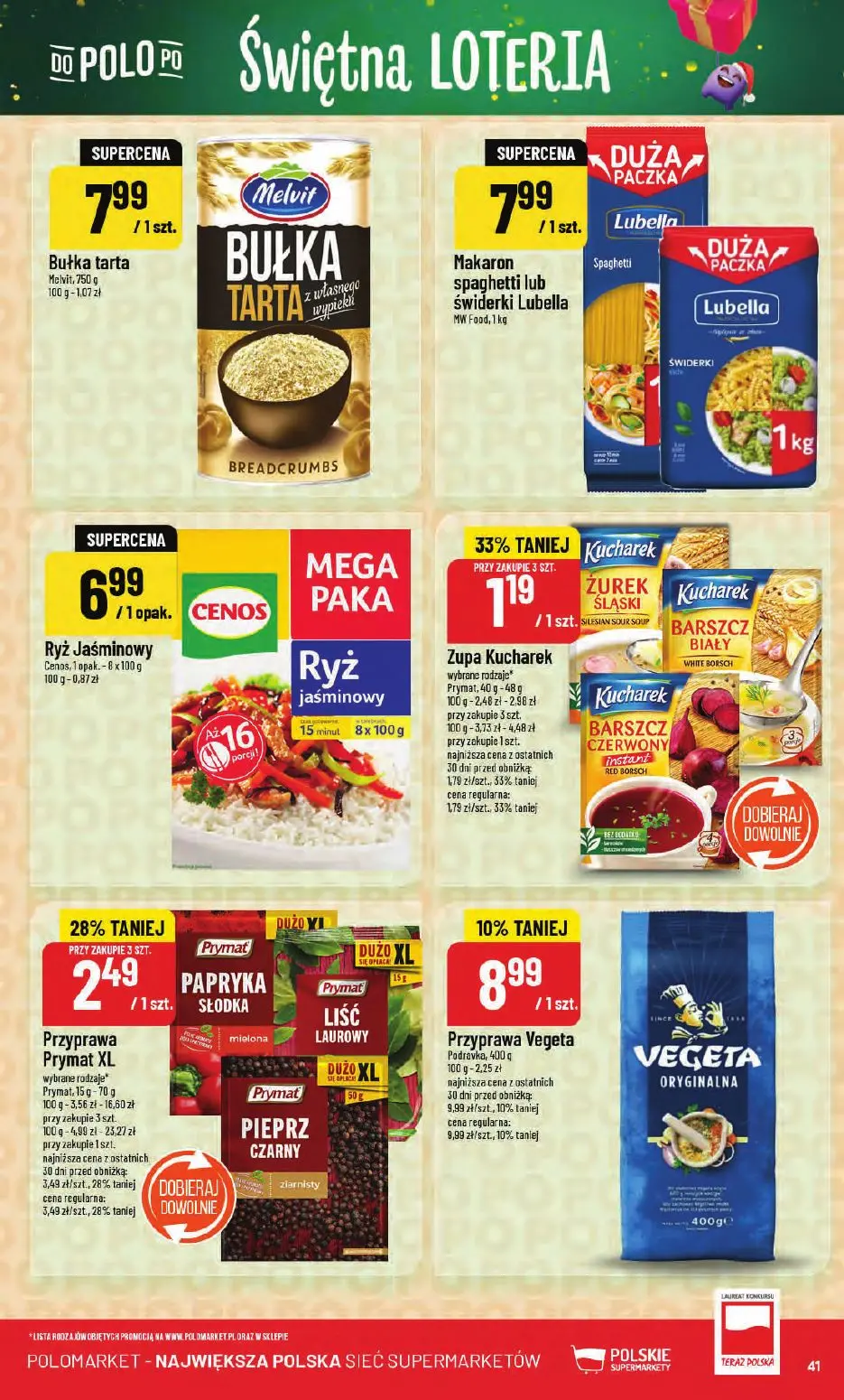 gazetka promocyjna POLOmarket Świętna loteria - Strona 41