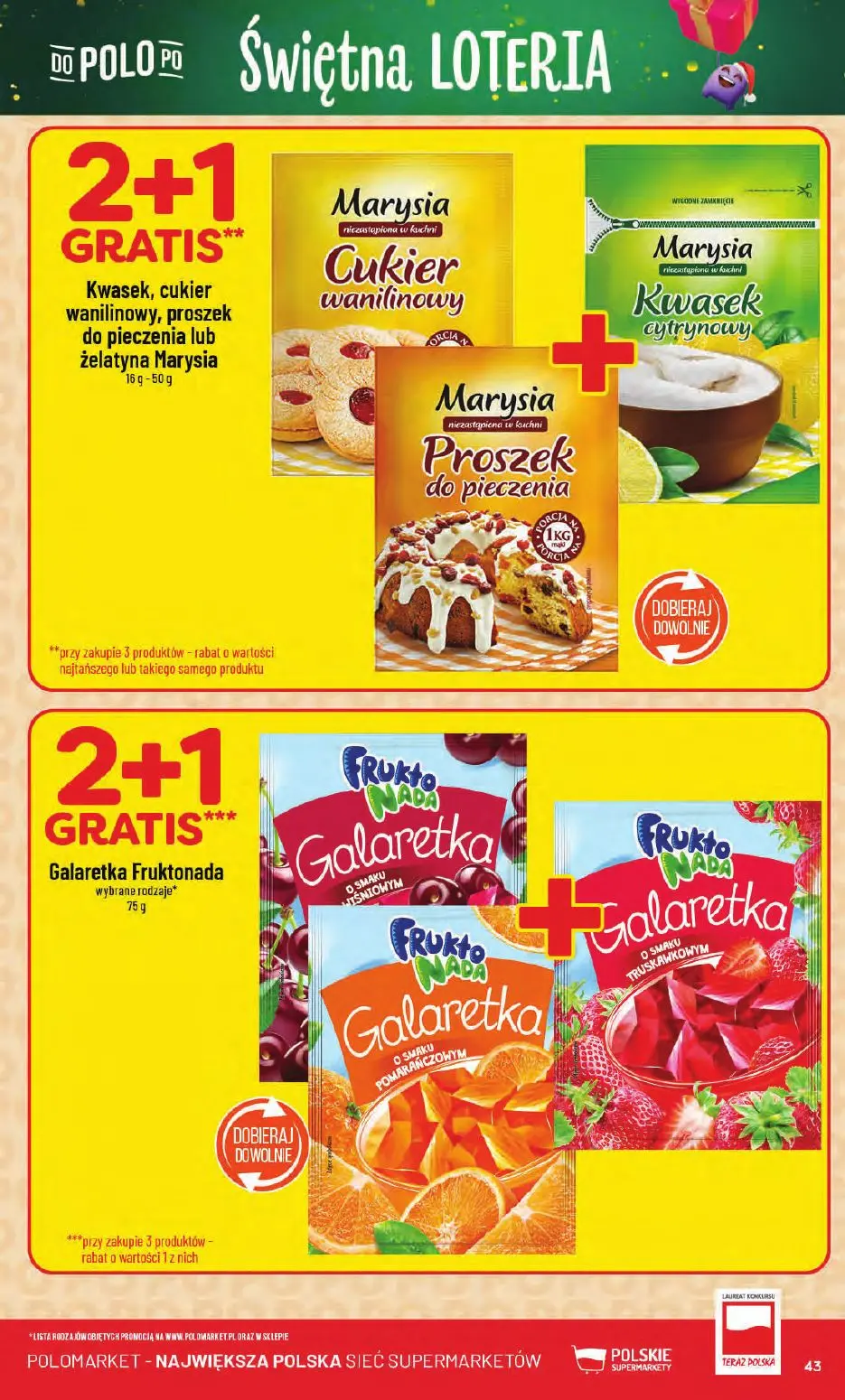 gazetka promocyjna POLOmarket Świętna loteria - Strona 43