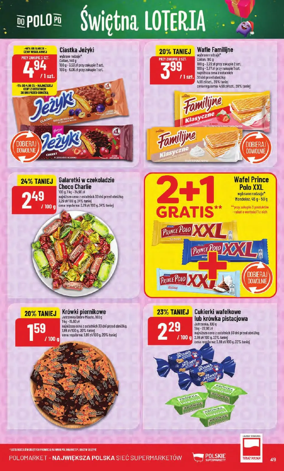 gazetka promocyjna POLOmarket Świętna loteria - Strona 49