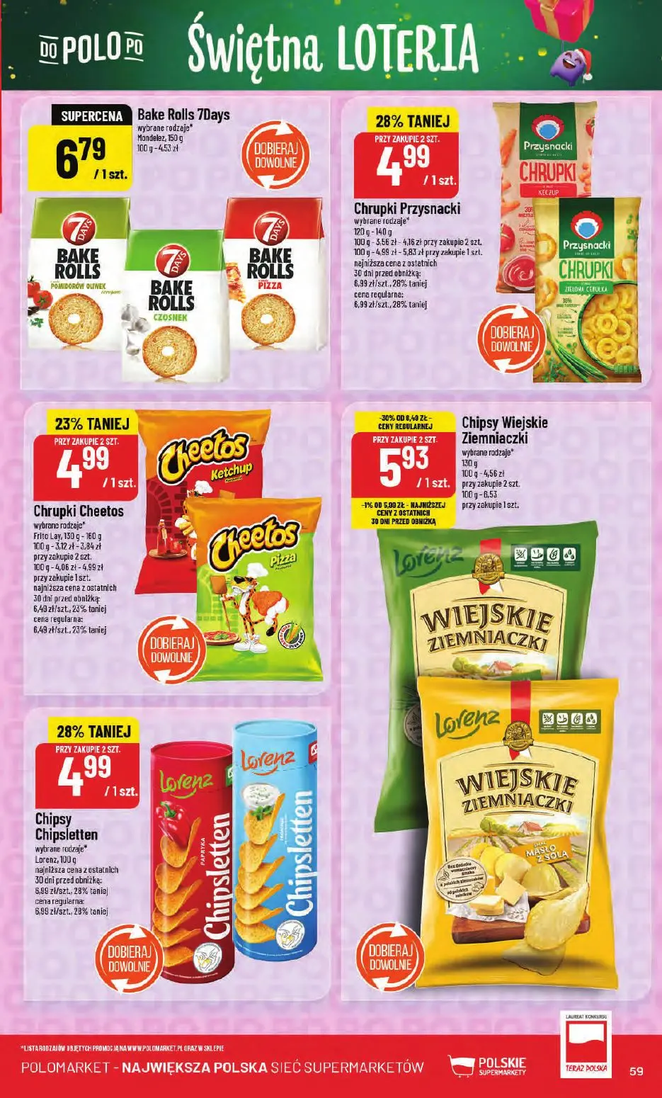 gazetka promocyjna POLOmarket Świętna loteria - Strona 59