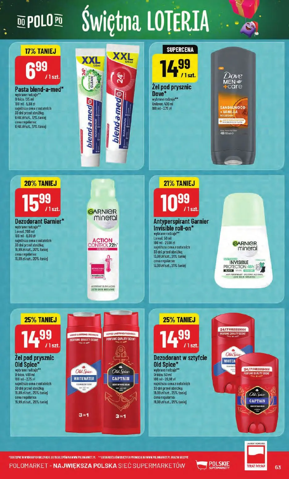 gazetka promocyjna POLOmarket Świętna loteria - Strona 63