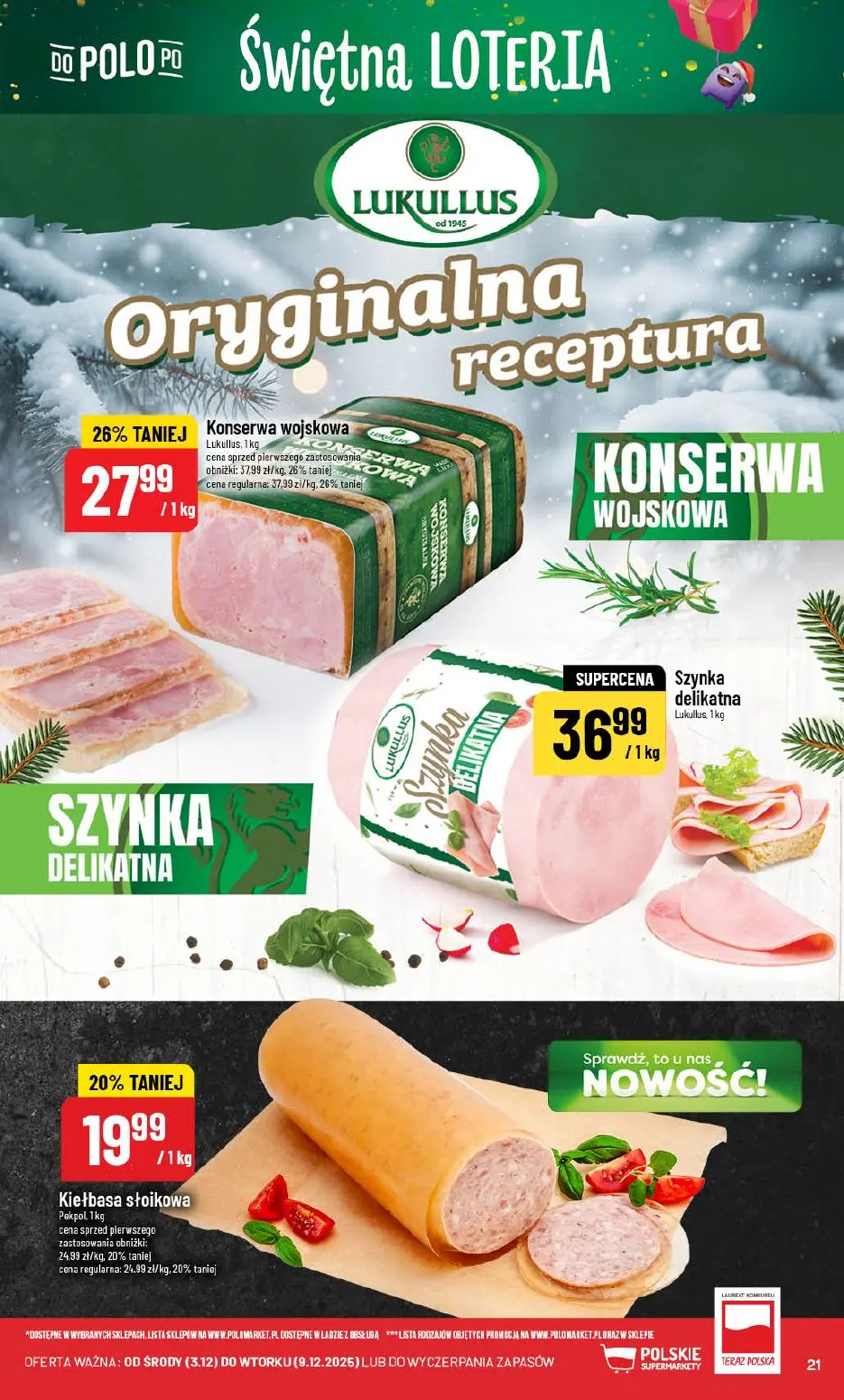 gazetka promocyjna POLOmarket Do Polo po Świętna loteria - Strona 21