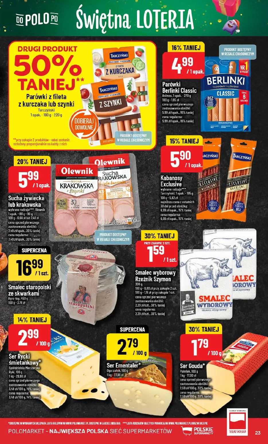 gazetka promocyjna POLOmarket Do Polo po Świętna loteria - Strona 23