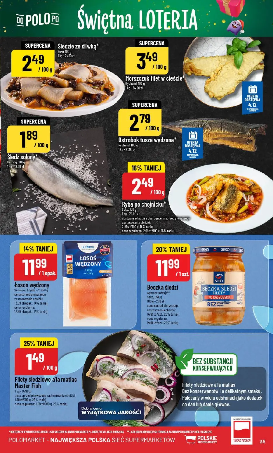 gazetka promocyjna POLOmarket Do Polo po Świętna loteria - Strona 35
