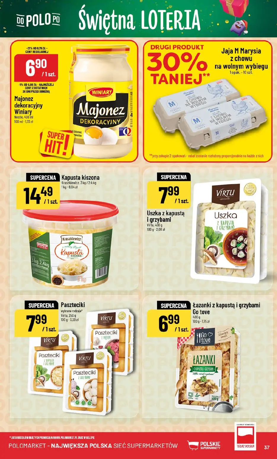 gazetka promocyjna POLOmarket Do Polo po Świętna loteria - Strona 37