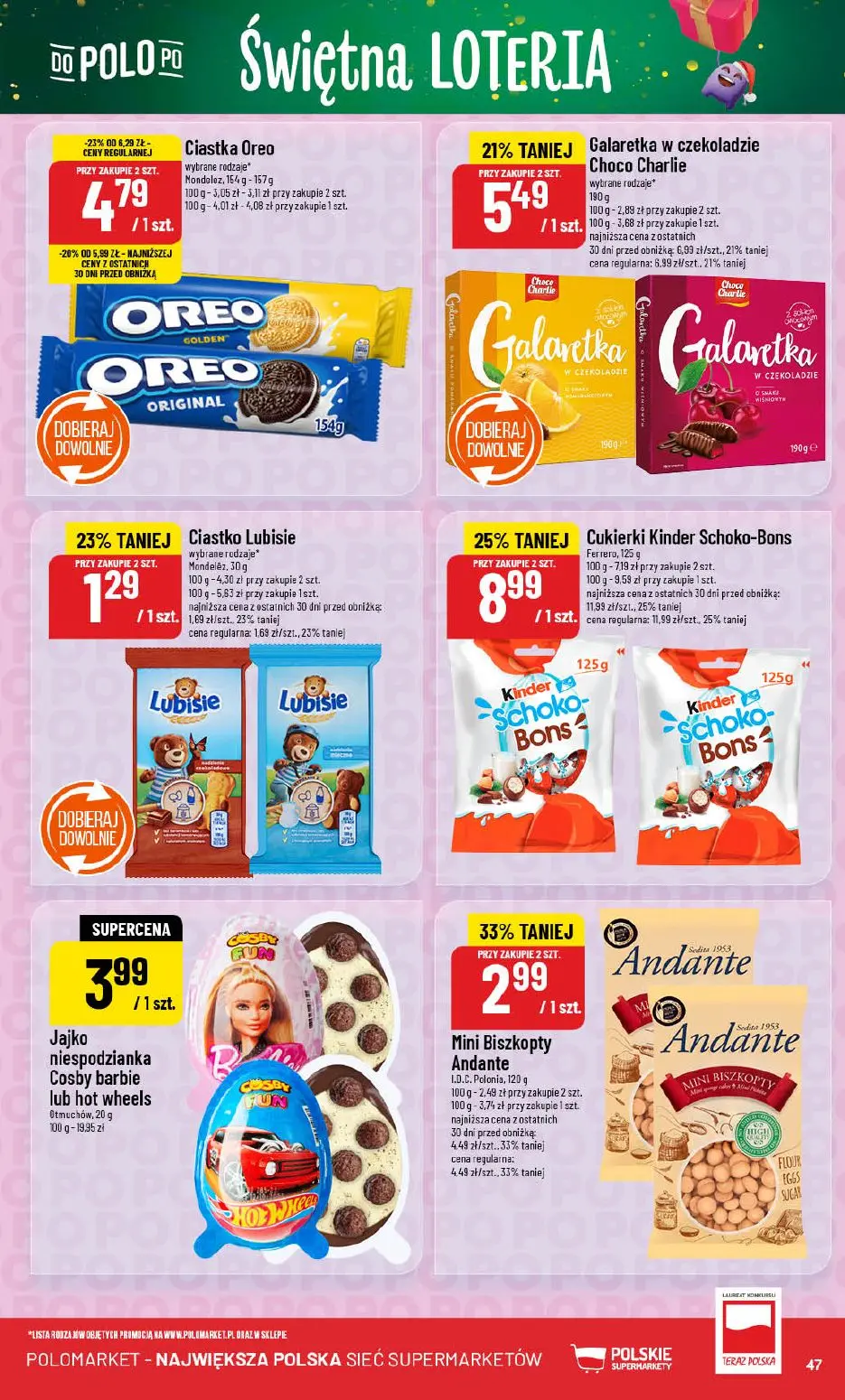 gazetka promocyjna POLOmarket Do Polo po Świętna loteria - Strona 47