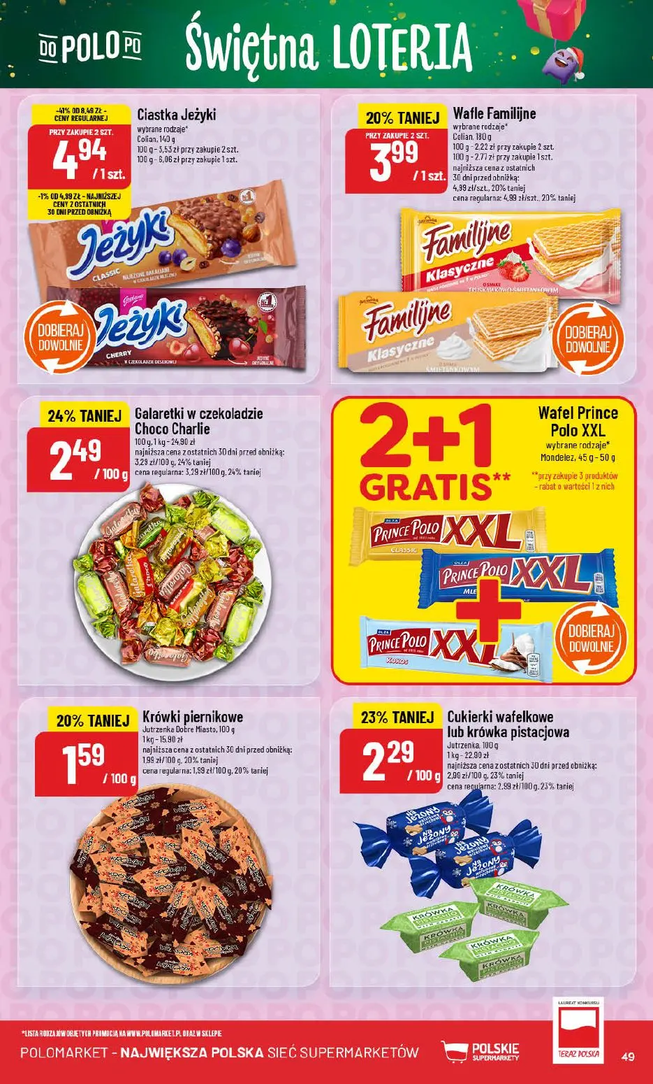 gazetka promocyjna POLOmarket Do Polo po Świętna loteria - Strona 49