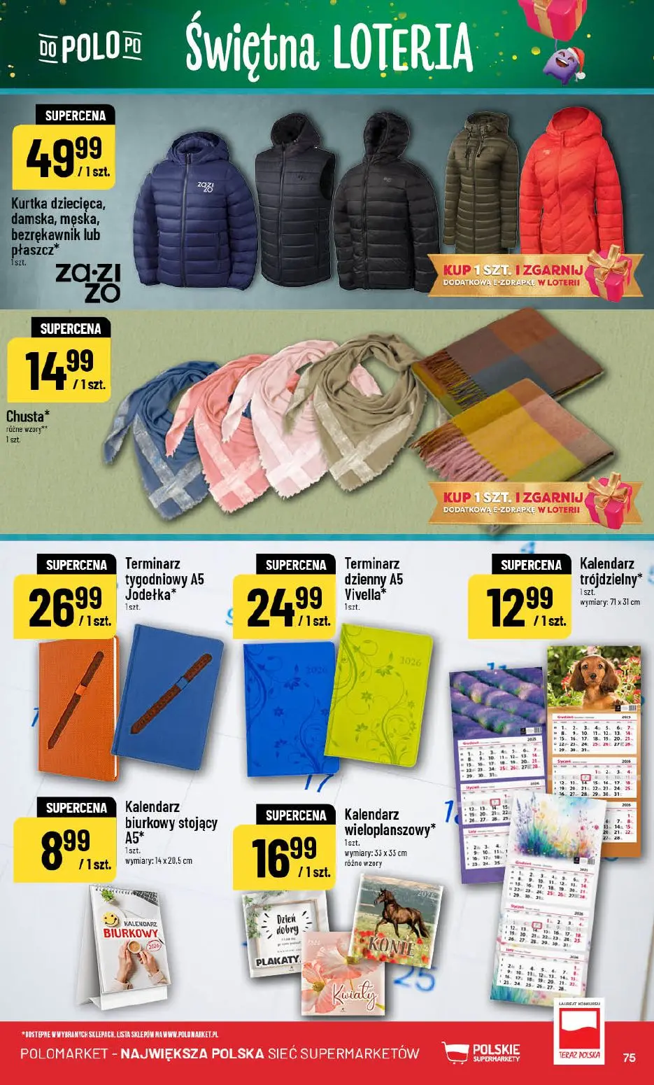 gazetka promocyjna POLOmarket Do Polo po Świętna loteria - Strona 75