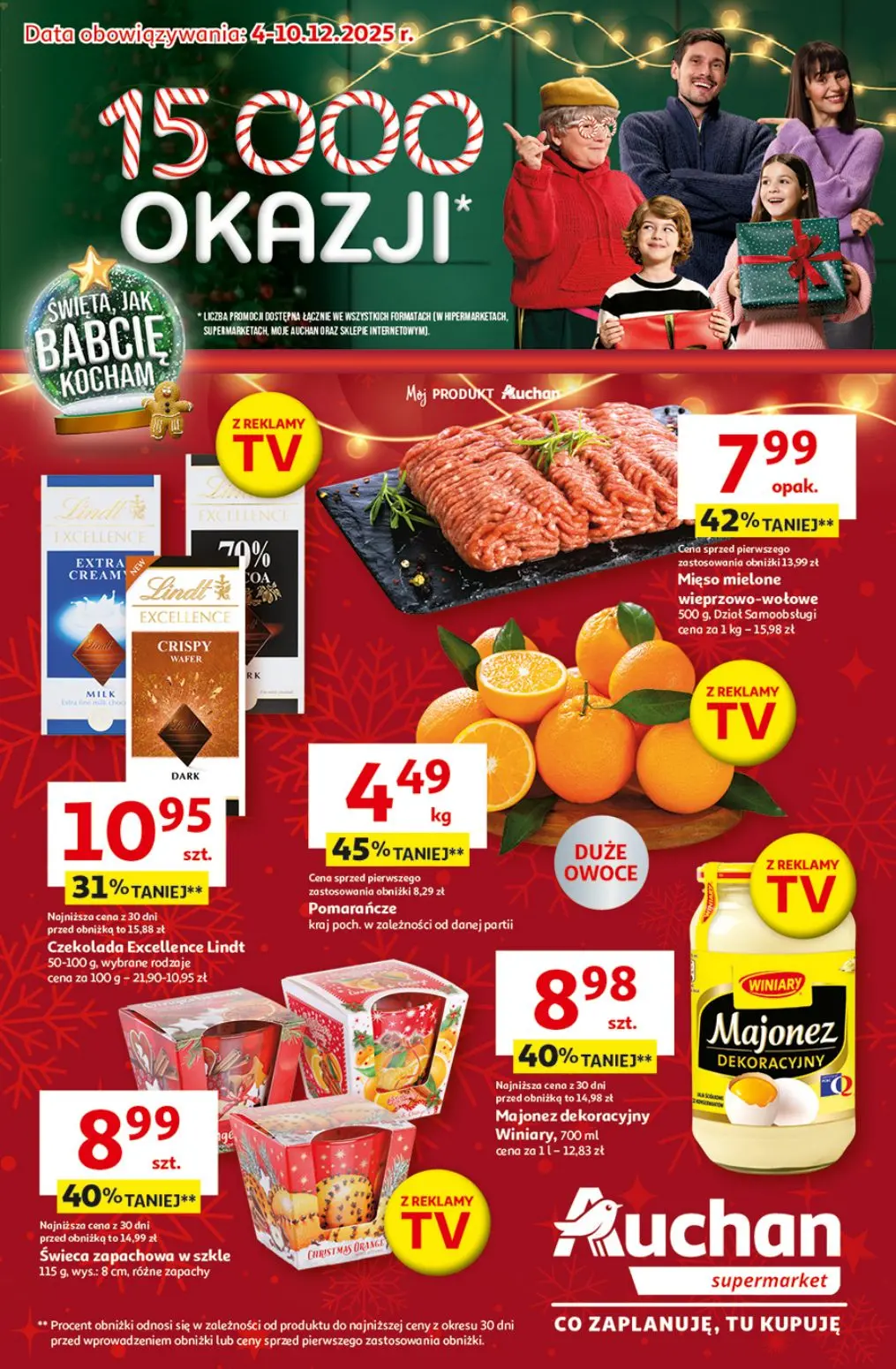 gazetka promocyjna Auchan Supermarket 15000 okazji - Strona 1